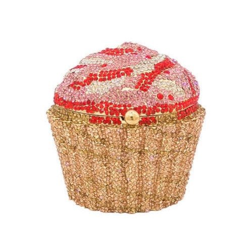 Mini Cupcake Clutch Crystal Evening Purse WAAMII