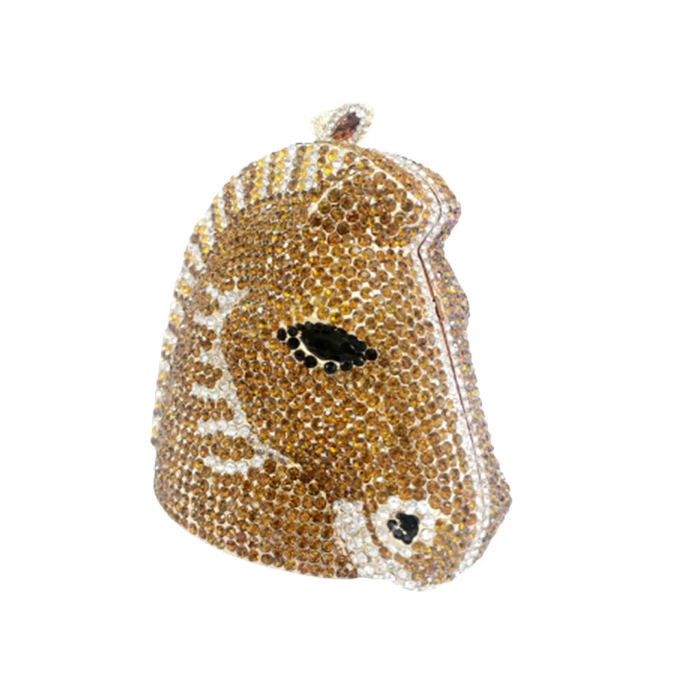 Sparkly Horse Purse Clutch Bag