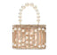 Lisa Pearl Beaded Clutch Bridal Handbag