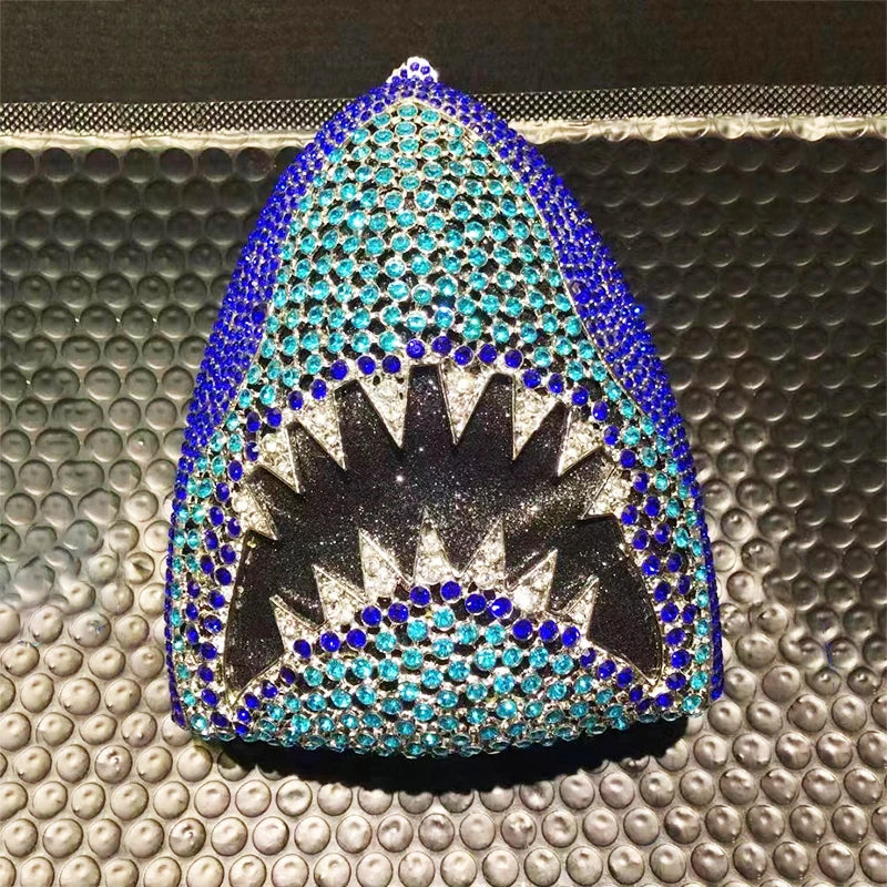 Ocean Glam Shark Clutch