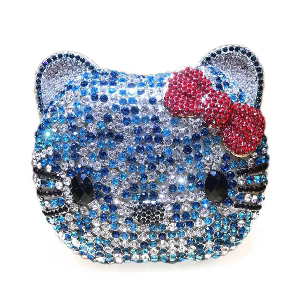 Crystal Kitty Cat Minaudiere bags WAAMII 04  