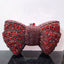 Molly Rhinestone Multicolor Butterfly Clutch Purse bags WAAMII Red 01  