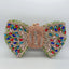 Molly Rhinestone Multicolor Butterfly Clutch Purse bags WAAMII   