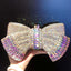 Myra Crystal Luxury Butterfly Clutch Purse bags WAAMII Purple AB  