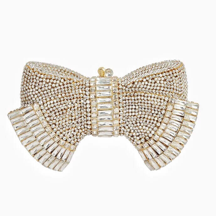 Myra Crystal Luxury Butterfly Clutch Purse bags WAAMII   