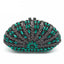 Cecilia Green Emerald Diamond Clutch