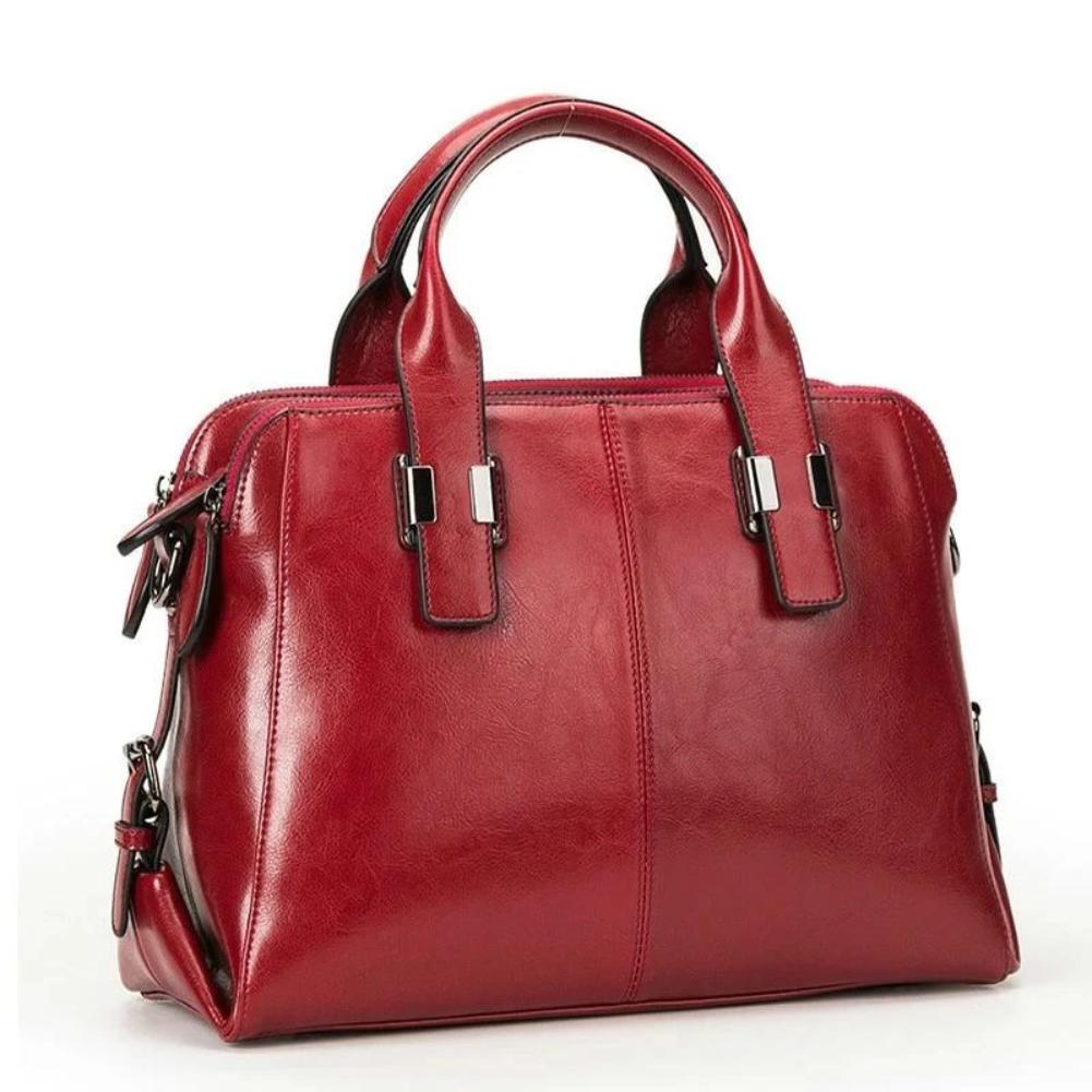 Tan Leather Super Soft Touch Ladies Handbag