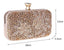 Elegant Crystal Hollow Out Metal Clutch Bag Ladies Purse bags WAAMII   