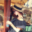 Women Black Lace Sun Hats Straw Cap Beach Hat 55-58cm Accessories WAAMII   